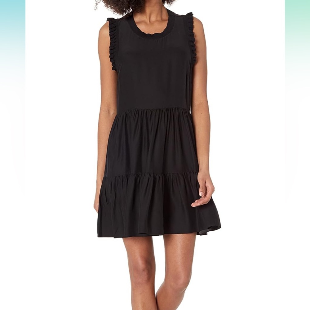 Cinq a Sept black silk dress size small